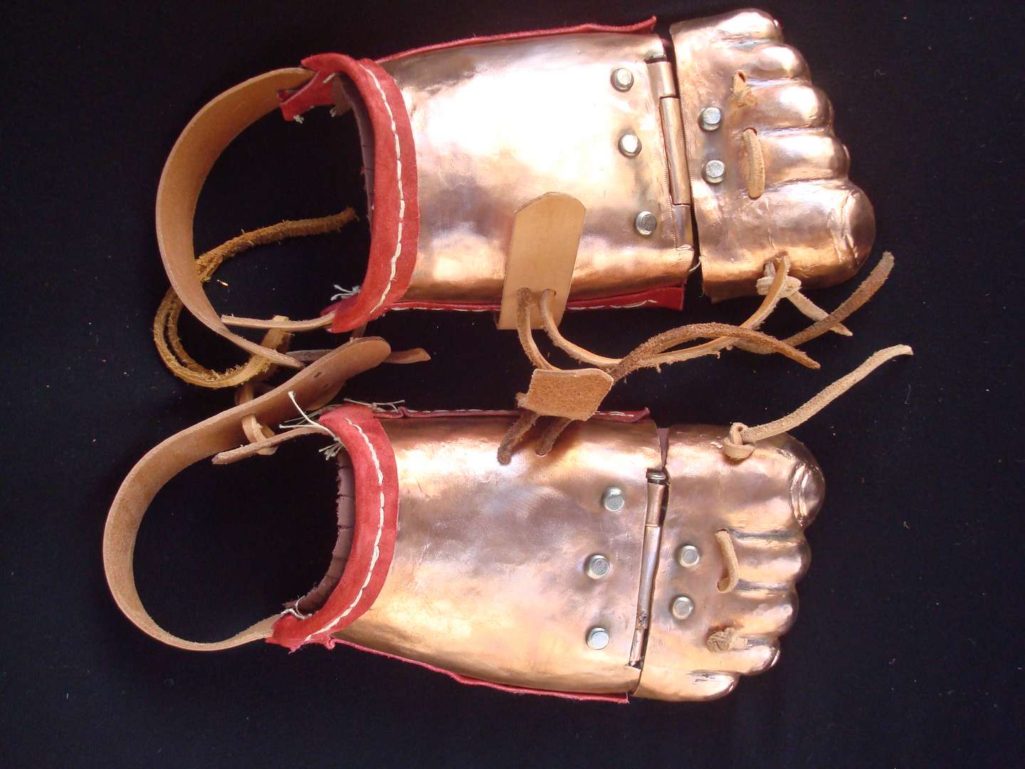 Ancient Greek Copper Footwear Guards